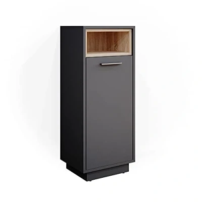 Abbildung von Vicco Midischrank Beatrice, Anthrazit, 38 x 93 cm
