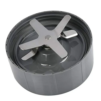 Abbildung von TIMESETL Kreuzklingenaufsatz Klingenbasis aus Edelstahl, kompatibel für NutriBullet 600 W und 900 W, Replacement Mixer 900W, Ersatzteil Entsafter mit 6 Klingen, Gekreuzt
