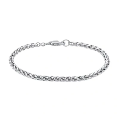 Abbildung von iXXXi Men Edelstahl Herren Armband Runde Kette Silber 20cm, Medium, Edelstahl, Kein Edelstein