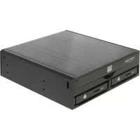 Abbildung von 5.25&quot; Wechselrahmen für 1 x Slim Laufwerk + 2 2.5&quot; SATA HDD / SSD, Einbaurahmen