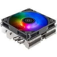 Abbildung von SilverStone Technology SST HYH90 ARGB Hydrogon H90 Horizontaler CPU Kühler mit 4 Wärmerohren und 92 mm PWM Lüfter