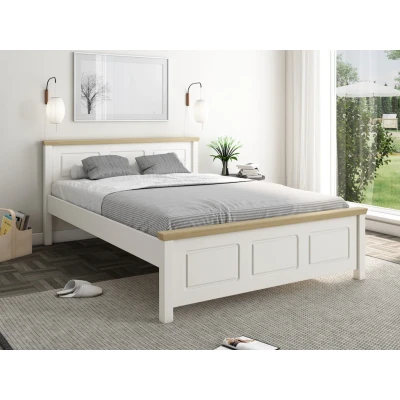Abbildung von Home affaire Massivholzbett &quot;&quot;ERIK&quot;, Made in Europe, optional mit Schublade, Massivholz Kiefer&quot;, (FSC zertifiziert), mehreren Größen, Landhausstil Kassettenoptik