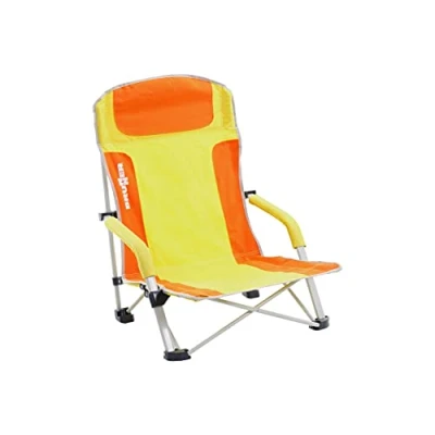 Abbildung von BRUNNER Bula Strandstuhl, Ergonomisch, Legierter Stahl, Orange/Gelb