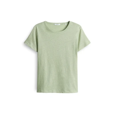 Abbildung von OPUS Kurzarm Sorila Tshirt basic, Damen, Größe: 44, Green glow