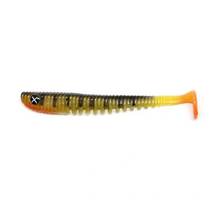 Abbildung von Monkey Lures King Lui 7,5 cm, 10 12,5 14 cm Big L Köder, Gummifisch, Angelköder, Softbait, Zanderköder, Kunstköder Angeln, Gummiköder (Perchzilla leicht UV aktiv, cm)