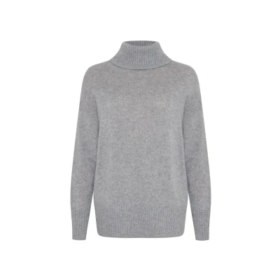 Abbildung von Style Republic Turtle NECK Strickpullover, Damen, Größe: 34, Light grey melange
