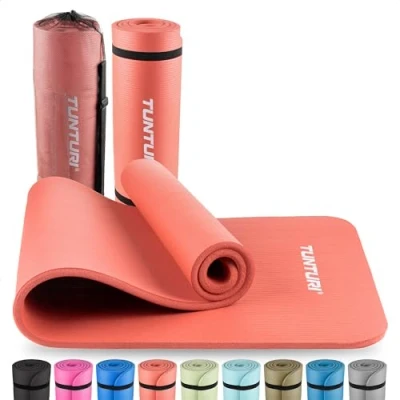 Abbildung von Gymnastikmatte Fitnessmatte extra dick Rutschfest Yogamatte 1.5 cm