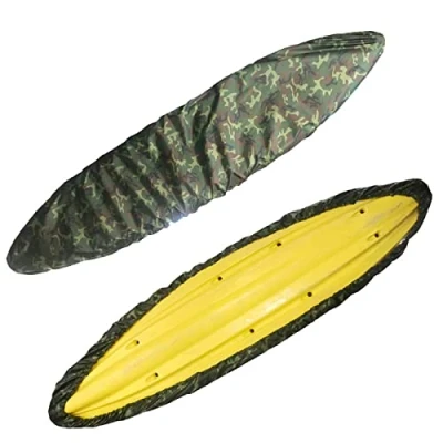 Abbildung von ZZUU Universal Kajak Abdeckung Wasserdicht und UV beständig,Staubschutzschild für Kanu Boot,Sonnenschutz Lagerung Langlebig