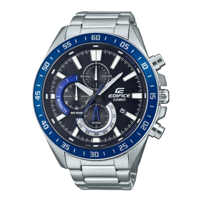 Abbildung von CASIO EDIFICE Chronograph EFV 620D 1A2VUEF, Quarzuhr, Armbanduhr, Herrenuhr, Stoppfunktion, bis 10 bar wasserdicht