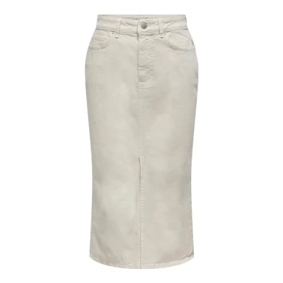 Abbildung von ONLY Onlbianca REA NOOS Jeansrock, Damen, Größe: XS, Ecru