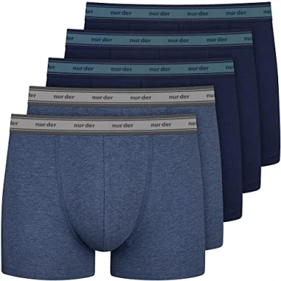 Abbildung von NUR DER 5PACK Panties, Herren, Größe: XL, Blau blaumelange