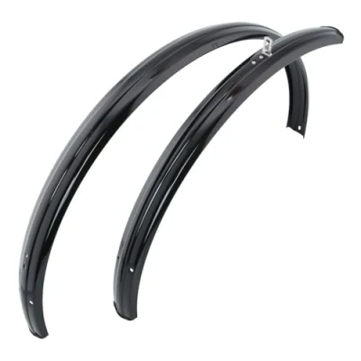 Abbildung von Büchel Schutzblech 28 Zoll x 1.75 55 mm breit Metall schwarz lackiert