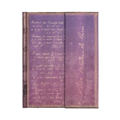 Abbildung von Marie Curie, Science of Radioactivity Ultra Lined: Hardcover, Wrap Closure, 120 gsm, ribbon marker, memento pouch (Embellished Manuscripts Collection)