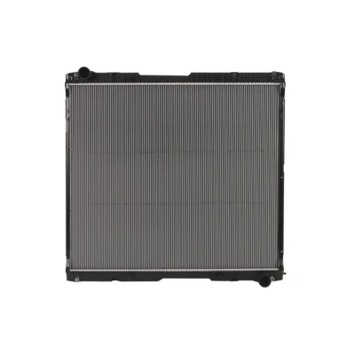 Abbildung von NISSENS 64067A Kühler, Motorkühlung Aluminium 860 990 40 mit Rahmen Kühlrippen gelötet