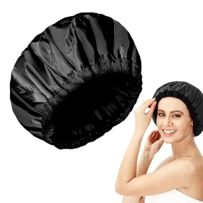 Abbildung von Conditioning Microwavable Heat Cap, Cap For Conditioning, Thermal Heated Flaxseed With Shower Caps Home And