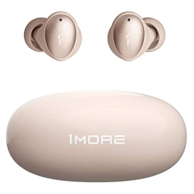 Abbildung von 1MORE True Wireless Kopfhörer, Bluetooth Earbuds In Ear mit leichtem Design, IPX5 Wasserdicht, 22H Spielzeit Typ C Schnellladung Dual ENC Mikrofon, Colorbuds Gold