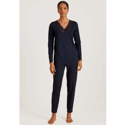 Abbildung von Calida Nachtwäsche Set, Damen, Größe: 40/42, Dark lapis blue