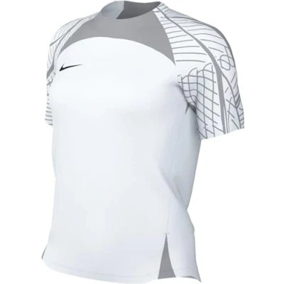 Abbildung von Nike Performance Drifit Strike 23 Trainings Sport Tshirt, Damen, Größe: Large, White wolf grey black