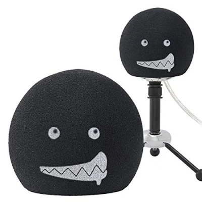 Abbildung von YOURSHARES Blue Snowball Microphone Windscreen Pop Filter Mikrofon Windschutz Schaumstoff Popschutz für iCE (Mund)