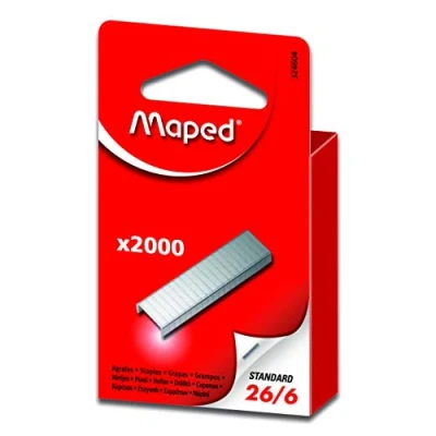 Abbildung von Maped Heftklammern N Grad, 26/6 x 2000