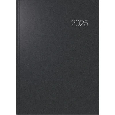 Abbildung von BRUNNEN Buchkalender Modell 787 (2025), 1 Seite = Tag, A4, 416 Seiten, Balacron Einband, schwarz