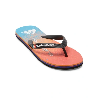 Abbildung von Quiksilver Molokai ART Badezehentrenner, Herren, Größe: 40, Black orange Kunststoff