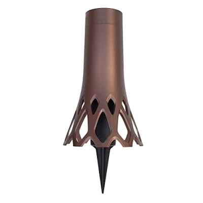 Abbildung von GarPet Blumentopf Grabvase Roseta mit Erdspieß bronze 1 L