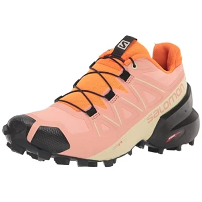 Abbildung von Salomon Speedcross 5 Damen Trail Running Schuhe, Grip, Stabilität, Passform, Blooming Dahlia, 36