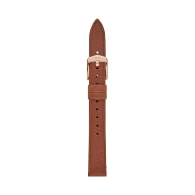 Abbildung von Fossil Uhrenband für Damen 14 mm LiteHide Leder braun, S141213