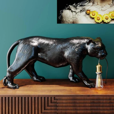 Abbildung von Kare Design Bodenleuchte Bagheera Leuchte, 27 x 85 40