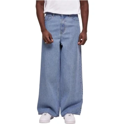 Abbildung von Urban Classics Loose Jeans Relaxed Fit, Herren, Größe: 30, Light blue washed