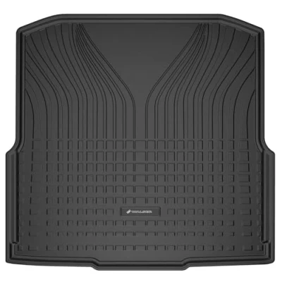 Abbildung von WALSER Premium Kofferraumwanne kompatibel mit Skoda Octavia III Combi 11/2012 10/2020, 100% passgenaue Kofferraum Schutzmatte Made in EU, robuste Antirutschmatte Auto,