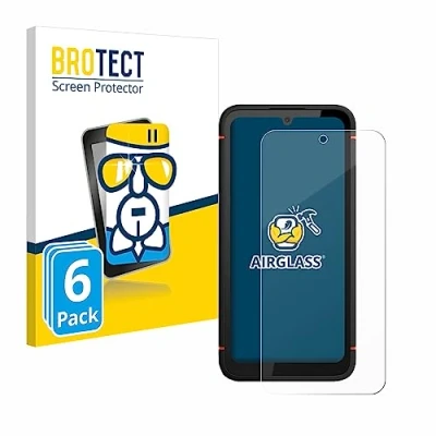 Abbildung von BROTECT Schutzglas für Gigaset GX4 / Pro (6 Stück) Schutzfolie Panzer Folie Glas [Extrem Kratzfest 9H, Anti Fingerprint, Ultra Transparent]