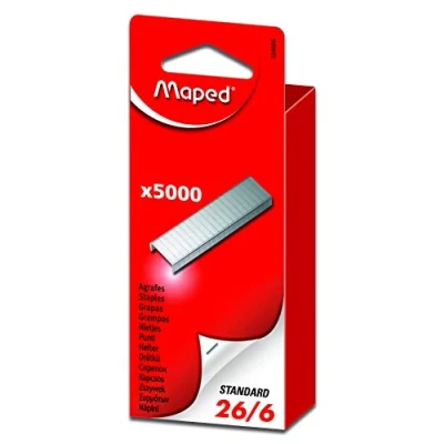 Abbildung von Maped Heftklammern 26/6, verzinkt, Gro packung VE = 1