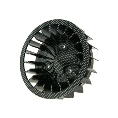 Abbildung von Lüfterrad Carbon Look für Minarelli liegend, Keeway, CPI, 1E40QMB
