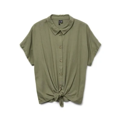 Abbildung von Vero Moda Kurzarmbluse VMTHEA SS TIE SHIRT WVN NOOS