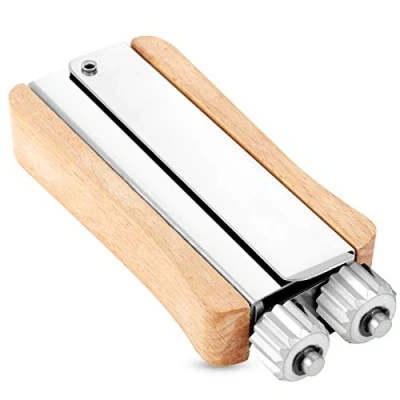 Abbildung von Jubaopen 1 Stück Bienenzucht Hive Rahmenwerkzeug Kabelspanner Drahtspanner Crimper Beehive Tool Beekeeping Wire Tensioner Bee House Frame mit Metal Wheels