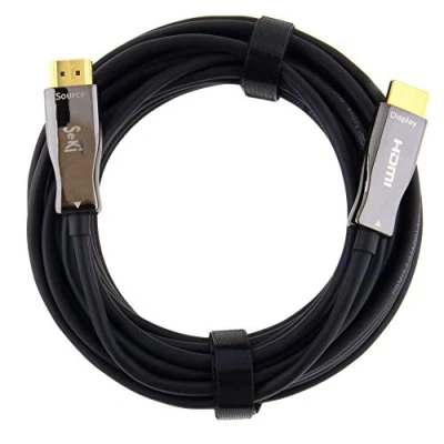 Abbildung von 10m Optisches Glasfaser HDMI 2.0b Kabel UHD 2160p 4K@60Hz 4:4:4 HDR HDCP 2.2