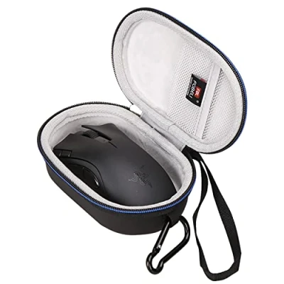 Abbildung von FBLFOBELI Gaming Mouse Case für Razer DeathAdder, Mamba, Naga / Logitech G402, G502, G602 Maus/CASEMATIX Esports Maus viele Arten von Mäusen, Reiseaufbewahrung Mäusetasche