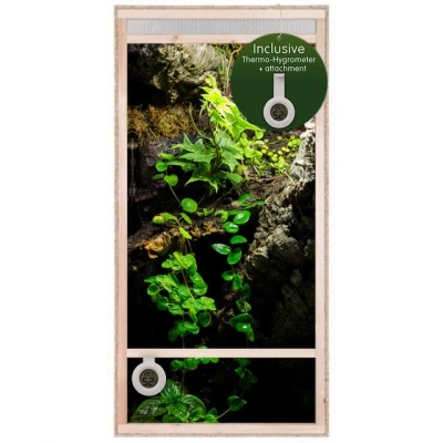 Abbildung von Repiterra Terrarium Hochterrarium Frontbelüftung 60x120x60 cm, aus Wärme isolierenden OSB Platten