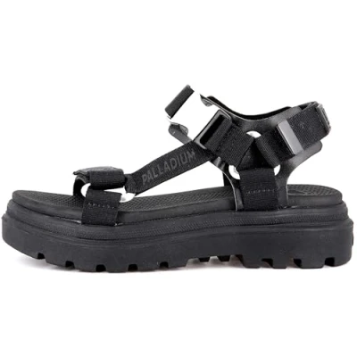 Abbildung von Palladium Cruise Strap Plateausandalette, Damen, Größe: 39, black Schuhe