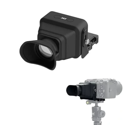 Abbildung von JJC Kamera LCD Sucher Haube mit Grundplatte Kit für Sony FX30 FX3 Kameras, 3 fache Vergrößerung Bildschirm Sonnenblende