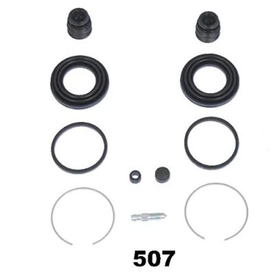 Abbildung von JAPANPARTS KD 507 Bremssattel Reparatursatz Vorderachse 43mm MITSUBISHI: Galant 6 Kombi, Pajero 2, Sport 1 SUV