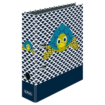 Abbildung von Herlitz 50040209 Ordner maX.file, A4, 8cm, Motiv: Cute Animals Turtle, 1 Stück