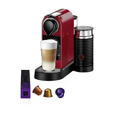 Abbildung von Krups Nespresso Citiz &amp; Milk XN7615 Kirschrot