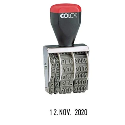 Abbildung von Colop Datumstempel 05000 5 mm Schrifthöhe/4200510200, 6 x 2 cm