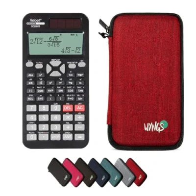 Abbildung von CALCUSO Sparpaket Rot mit Taschenrechner Rebell SC2060S