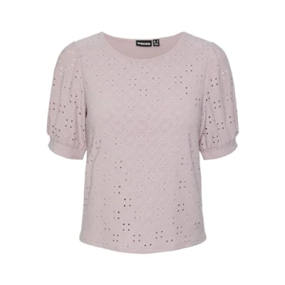 Abbildung von Pieces Oberteil MIT Kurzen ÄRMELN Pcmimi Bluse, Damen, Größe: XS, Dawn pink
