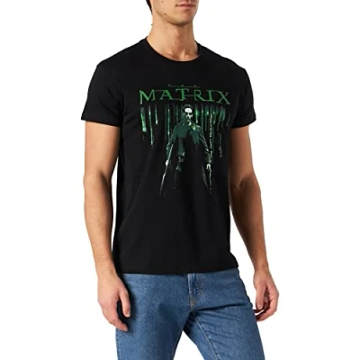 Abbildung von cotton division Herren MEMATRXTS016 t Shirt Damen, Schwarz, S