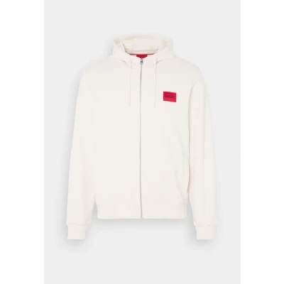 Abbildung von HUGO Daple Sweatjacke, Herren, Größe: Small, Ecru